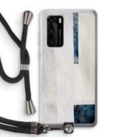 Meet you there: Huawei P40 Transparant Hoesje met koord