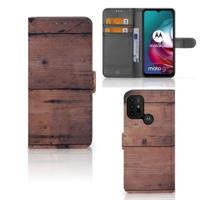 Motorola Moto G10 | G20 | G30 | Book Style Case | Old Wood