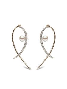 Yoko London boucles d'oreilles en or 18ct ornées de perles