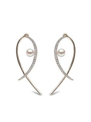 Yoko London boucles d'oreilles en or 18ct ornées de perles