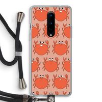 Krab: OnePlus 8 Transparant Hoesje met koord