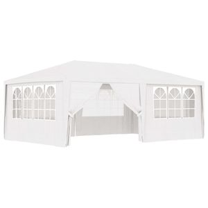 VidaXL Partytent met zijwanden professioneel 90 g/m² 4x6 m wit