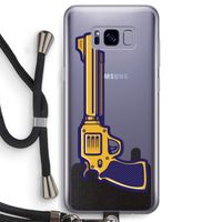 Pew Pew Pew: Samsung Galaxy S8 Transparant Hoesje met koord
