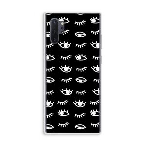 Eye pattern #3: Samsung Galaxy Note 10 Plus Transparant Hoesje