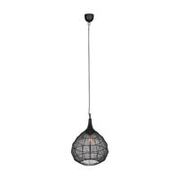 Trio Ronde hanglampSoraya Ø 42cm - zwart - 365440132