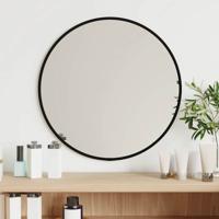 VidaXL Wandspiegel rond ø40 cm zwart