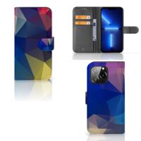 iPhone 13 Pro | Book Case | Polygon Dark