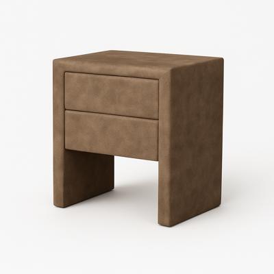 OP=OP Hocker met 2 lades Suede Taupe