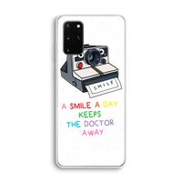 Smile: Samsung Galaxy S20 Plus Transparant Hoesje