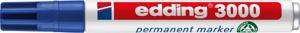 Edding permanent marker 3000 blauw