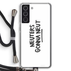 Neuters: Samsung Galaxy S21 FE Transparant Hoesje met koord