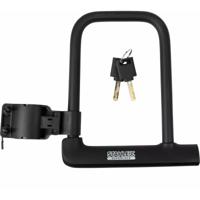 Stahlex superlock Fietsslot/beugelslot- zinklegering - zwart 16 x 19,3 cm