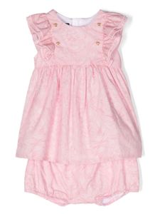 Versace Kids robe à imprimé Medusa Barocco - Rose