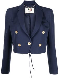 Ports 1961 blazer crop à boutonnière croisée - Bleu