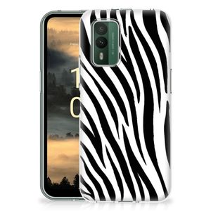 Nokia XR21 TPU Hoesje Zebra