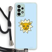 Kleine leeuw: Samsung Galaxy A52s 5G Transparant Hoesje met koord