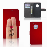 Motorola Moto G5 Plus Wallet Case met Pasjes Liefde - Origineel Romantisch Cadeau - thumbnail