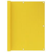 VidaXL Balkonscherm 120x300 cm hdpe geel