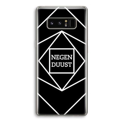 Negenduust geometrisch: Samsung Galaxy Note 8 Transparant Hoesje