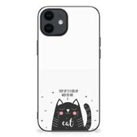 iPhone 12 Pro | 12 (6.1") | Bumper Hoesje | Cat Good Day