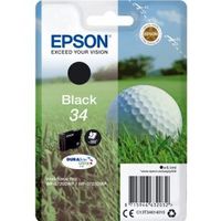 Epson Golf ball Singlepack Black 34 DURABrite Ultra Ink - thumbnail