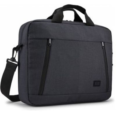 Case Logic Huxton HUXA-214 Black notebooktas 35,6 cm (14 ) Aktetas Zwart