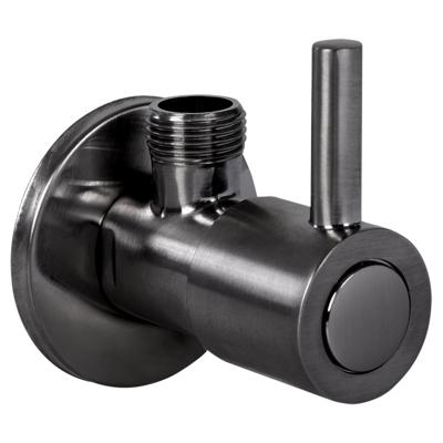 Differnz hoekstopkraan - 1/2 x 3/8 - gun metal