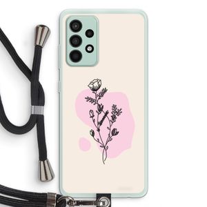 Roses are red: Samsung Galaxy A52s 5G Transparant Hoesje met koord