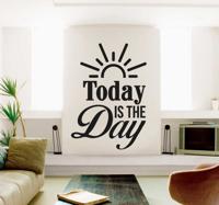 Tekst sticker today is the day - thumbnail
