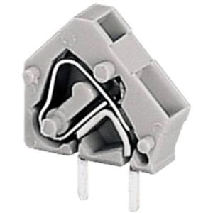 WAGO 236-401 Veerkrachtklemblok 2.50 mm² Aantal polen 1 Grijs 1 stuk(s)