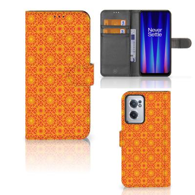 OnePlus Nord CE 2 | Telefoon Hoesje | Batik Oranje