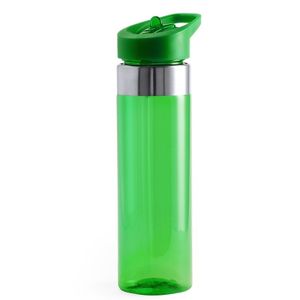 Groene drinkfles/waterfles RVS 650 ml