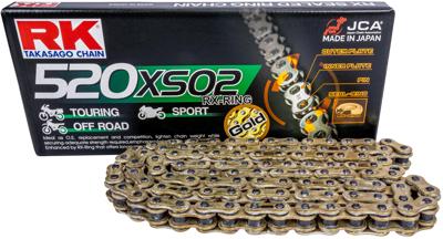RK Chain 520 xso2 106 n gold/gold open