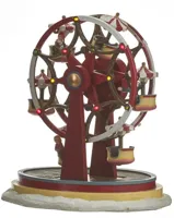 Luville General Fair ground ferris wheel red Luville General Fair ground ferris wheel red