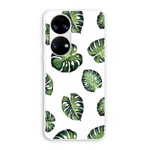 Tropische bladeren: Huawei P50 Transparant Hoesje