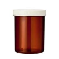 Tabletflacon 170ml bruin met dop 35 Stuks