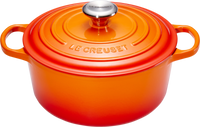 Le Creuset Signature Ronde Braadpan 24 cm Oranjerood - thumbnail