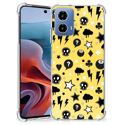 Extreme Case Motorola Moto G34 Punk Geel Extreme Case Motorola Moto G34 Punk Geel