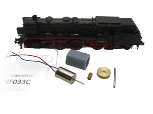 micromotor nf033C N ombouwkit voor Fleischmann BR 62 DB, DR, DRG