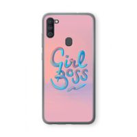 Girl boss: Samsung Galaxy A11 Transparant Hoesje