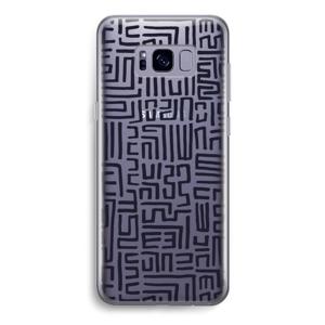 Moroccan Print: Samsung Galaxy S8 Transparant Hoesje