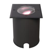 Cody - Smart LED Grondspot - IP67 waterdicht - 5,5 Watt 345 Lumen - Kantelbaar - Overrijdbaar - Vierkant - Wifi + Bluetooth - RGBWW - GU10 - Google Home, Amazon Alexa en Siri - Zwart