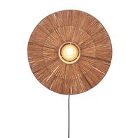 GOOD&MOJO Wandlamp 'Iguazu' Jute, 55cm, kleur Naturel