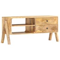 Tv-meubel 97x35x47 cm massief mangohout