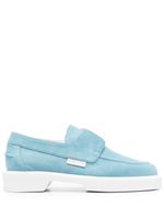 Le Silla mocassins Yacht en cuir - Bleu - thumbnail