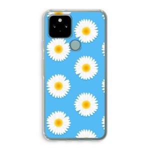 Margrietjes: Google Pixel 5 Transparant Hoesje