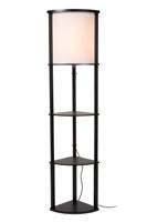 Lucide MENNO - Vloerlamp - 1xE27 - Zwart - thumbnail