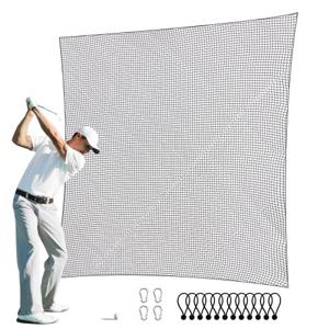 VEVOR Golfnet, 310x310cm Golfoefennet Indoor Batting Net voor Golf Honkbal Hockey Voetbal Heavy Duty DIY Nylon Balnet voor Achtertuin Rijtraining Swing (Alleen Net)