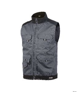 dassy bodywarmer faro zwart-grijs xs