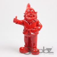 Stoobz Kabouter duim omhoog rood 31cm